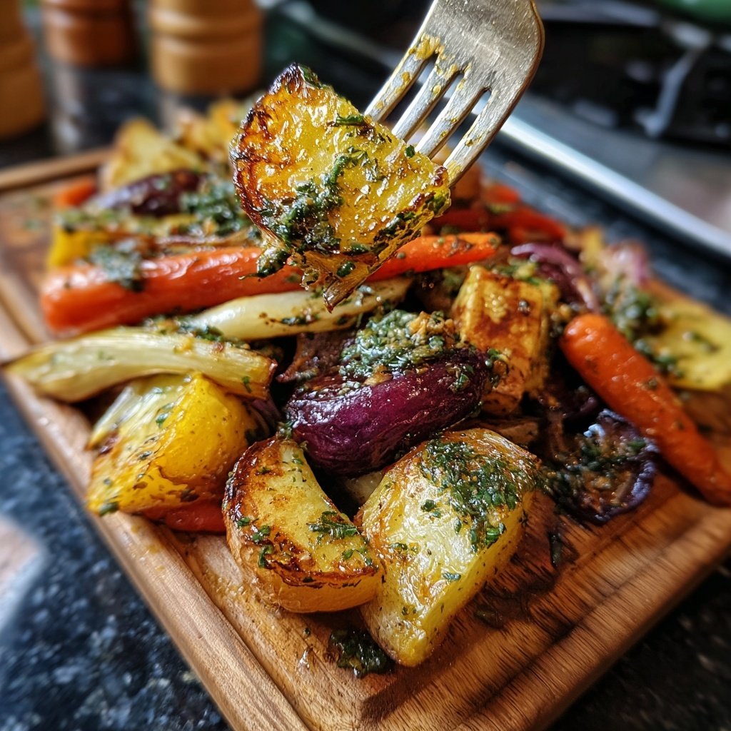 Romantic Herb Butter Roasted Vegetables
