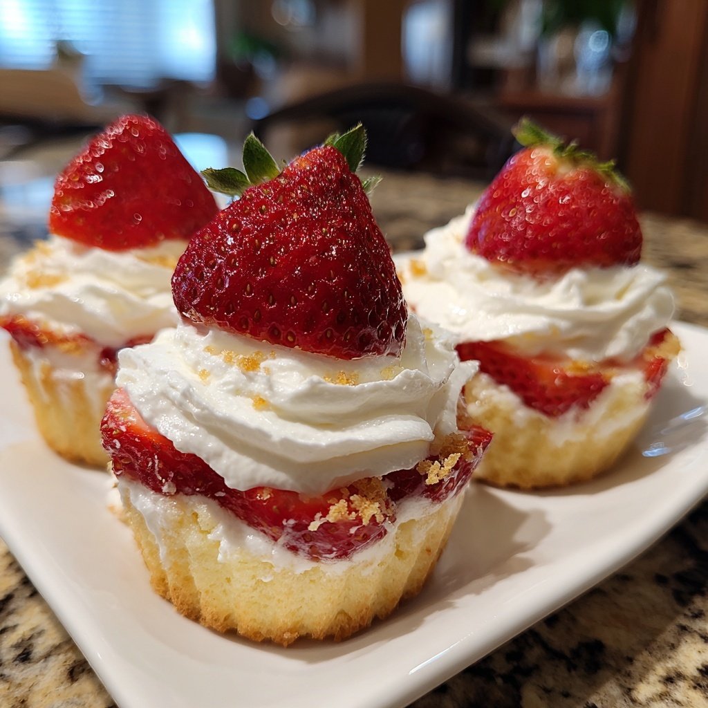 Strawberry Shortcake Cups