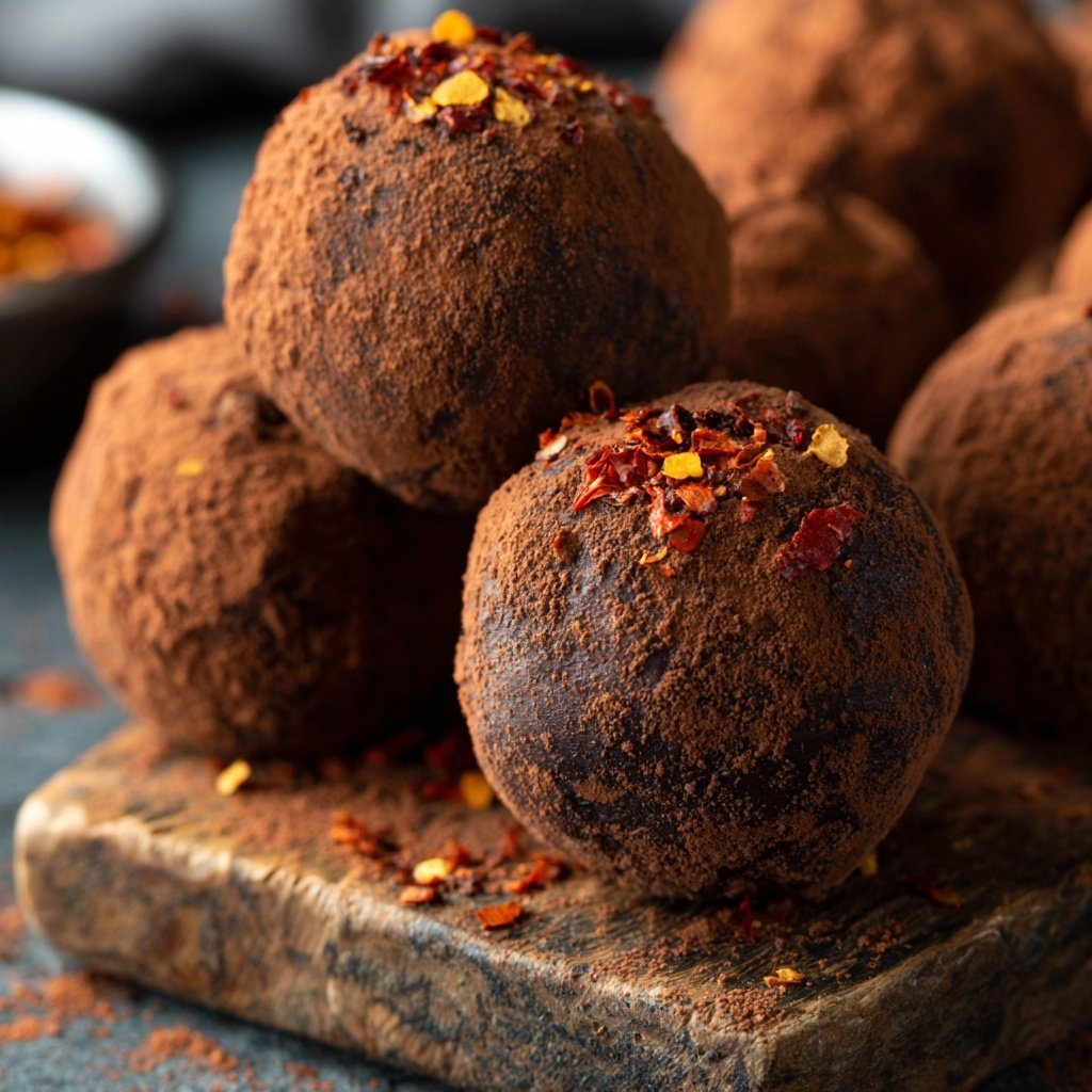 Chocolate Chili Truffles