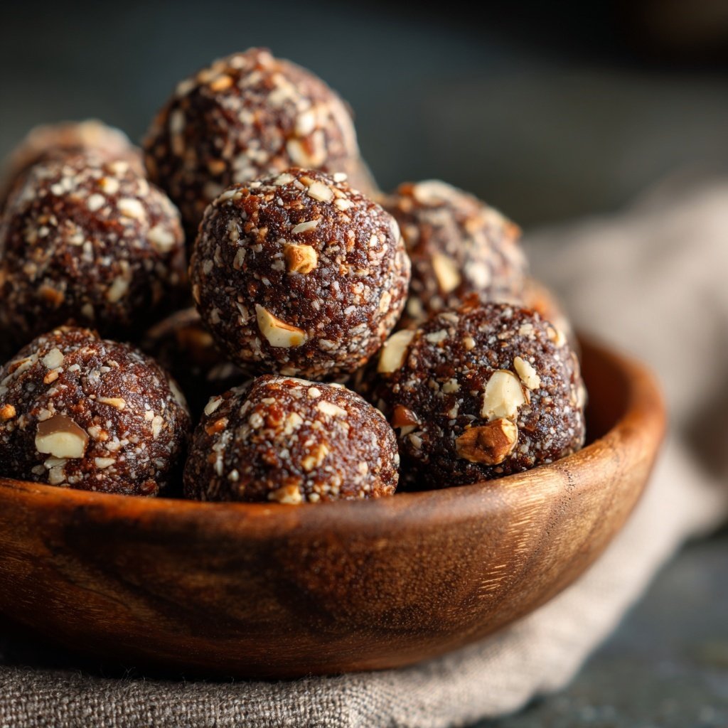 No-bake Chocolate Protein Balls