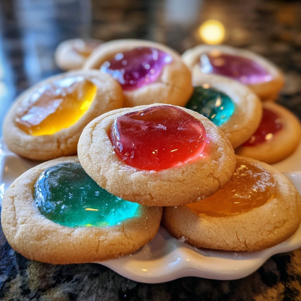 Easy Stained Glass Cookies