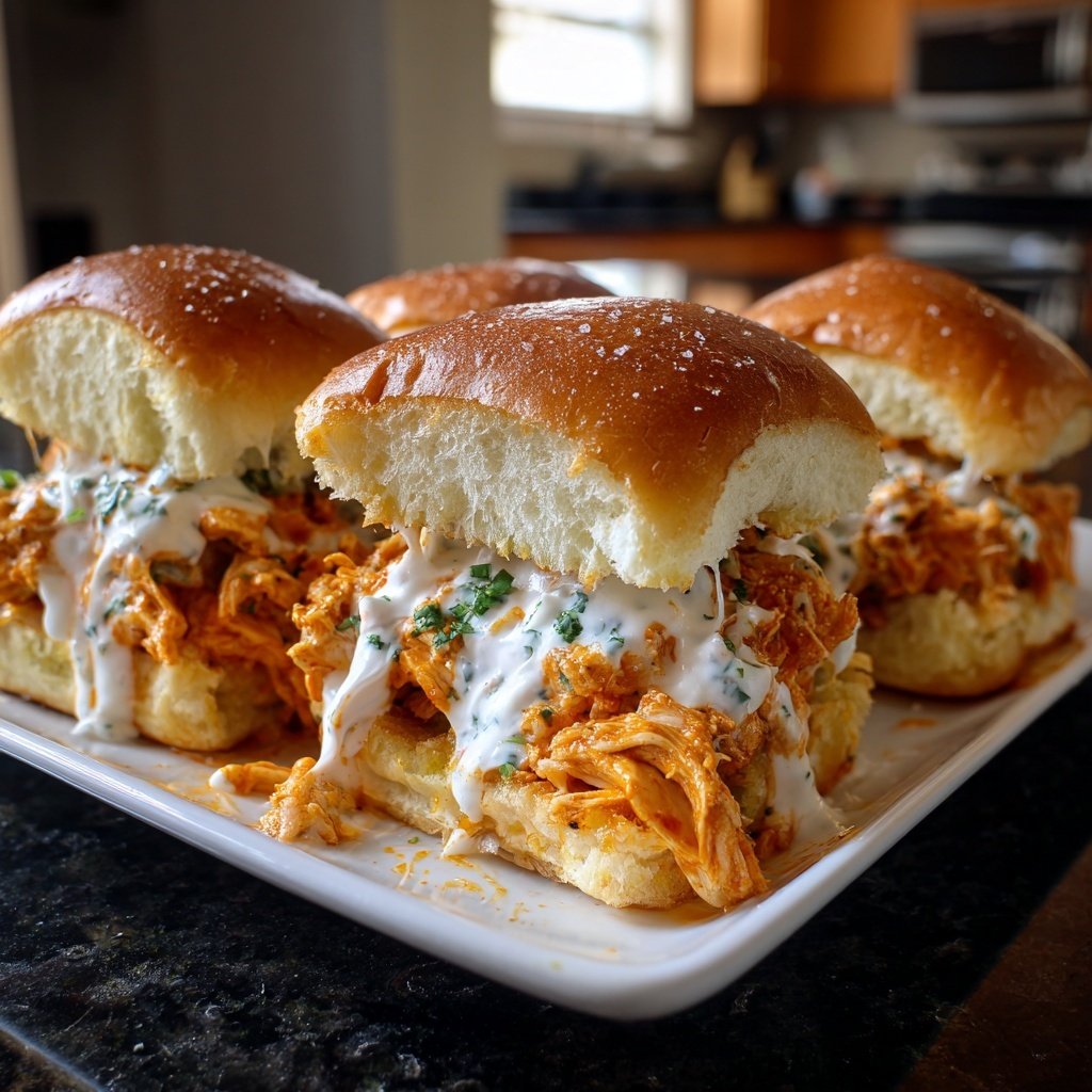Buffalo Chicken Sliders