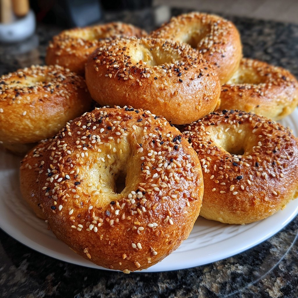 Protein Bagels With Almond Flour