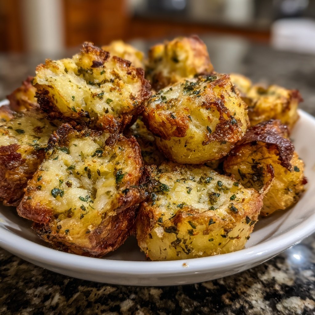 Super Bowl Garlic Herb Potato Bites