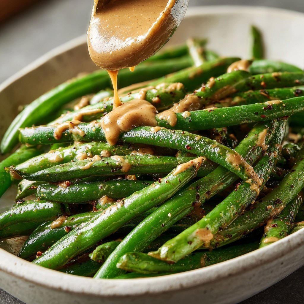 Green Beans with Almond Butter