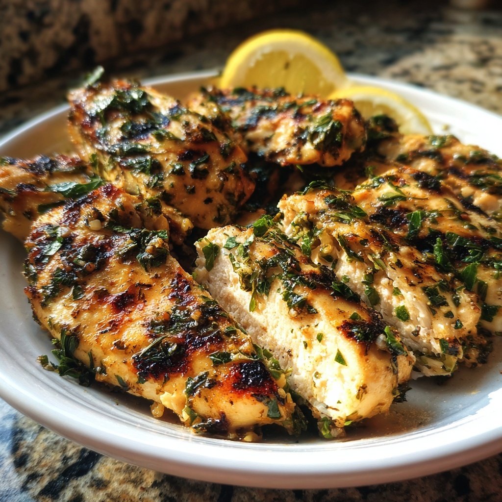 Grilled Lemon Herb Chicken Bowl