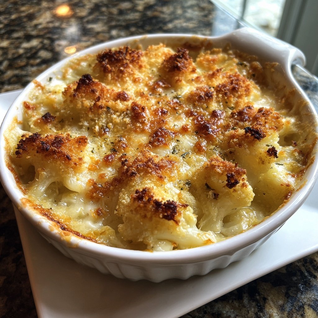 Sunday Roasted Cauliflower Gratin
