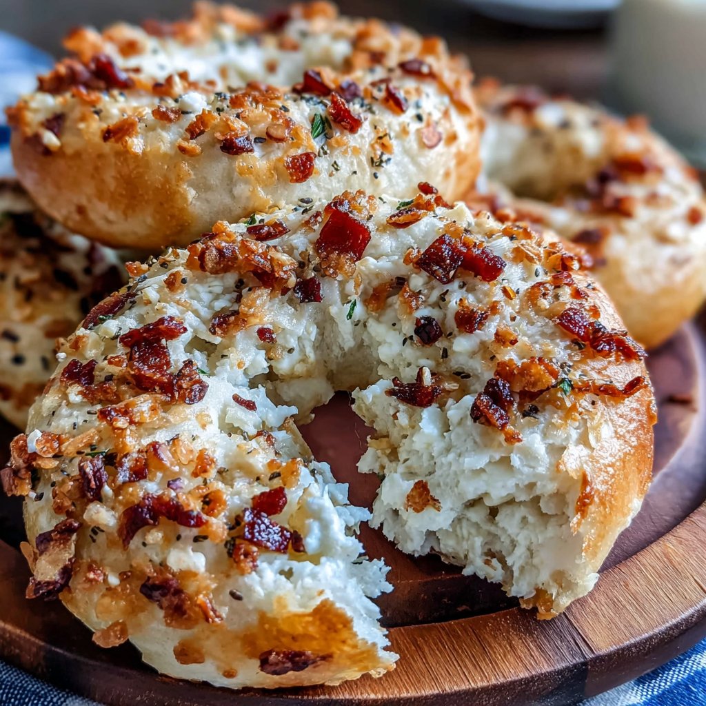 Protein Bagels Without Yeast